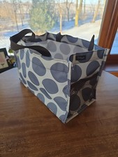 Thirty One All Day Organizing Tote In Grey Mod Dot