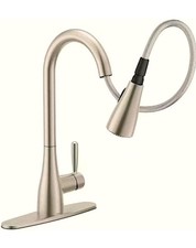 New Moen 87260SRS Doherty Pull-Down Kitchen Faucet Spot Resit Stainless Steel