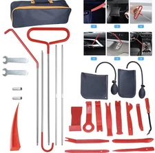 Car Window Door Emergency Open Key Lost Lock Out Unlock Auto Tools Kit