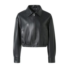 Custom Leather Jacket Women Genuine Short Lea...