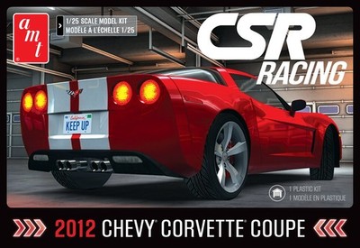 2012 Corvette Coupe CSR Racing 1:25 Scale Model Kit by AMT
