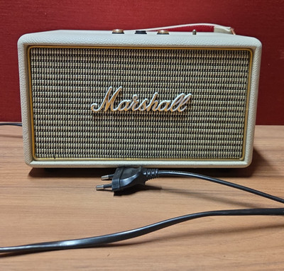 Marshall KILBURN I creme/beige mit Stromkabel getestet toller Klang #048