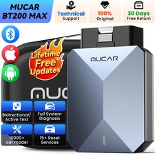 MUCAR BT200 MAX Car OBD2 Scanner Full System ...
