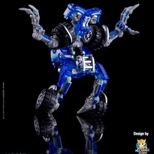 DR.WU MC03T Little Monster Action Figure TOY 8CM Wheelie Trucks Robots