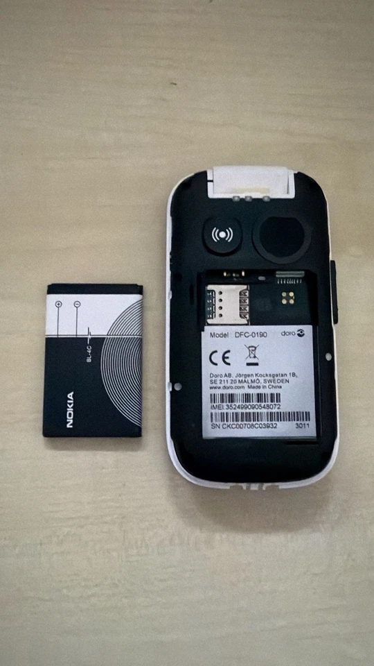 Doro 7060 PhoneEasy DFB-0190 Handy Alles Neu Garantie Händler Accu Neu LESEN 18 - Bild 4 von 4