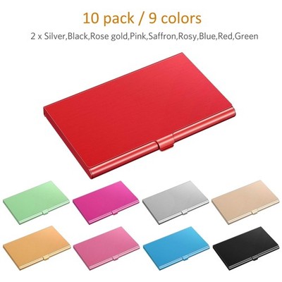 Stylish Pocket Business Card Organizer, 9 Colors