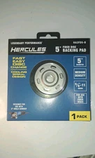 “Hercules” 5"InchBacking Pads Fiber Disk for Angle Grinders ⅝-11mm Arbor Medium