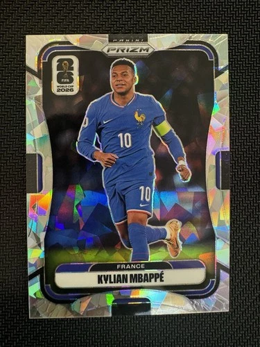 2026 Panini Prizm WC Kylian Mbappe Cracked Ice /23 FRANCE