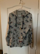 Disney parks hooded Mickey Mouse cardigan zip up front