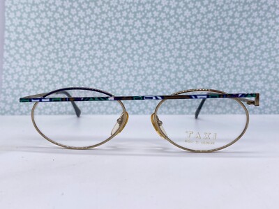 Taxi Brille Damen rund Gold Oval Casanova 224 C 02 assymetrisch