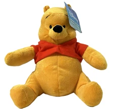 Disney WINNIE THE POOH BEAR 8" Plush Stuffed Animal Toy Just Play Ages 2+ NWT