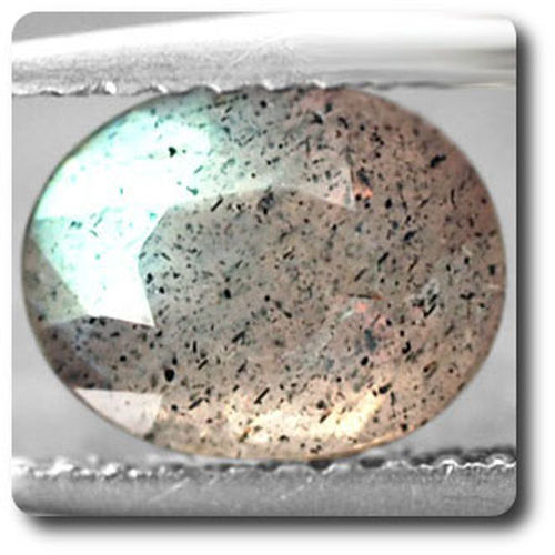 Spectrolite de Madagascar 1.75 cts, pierre précieuse naturelle pour collectionneur