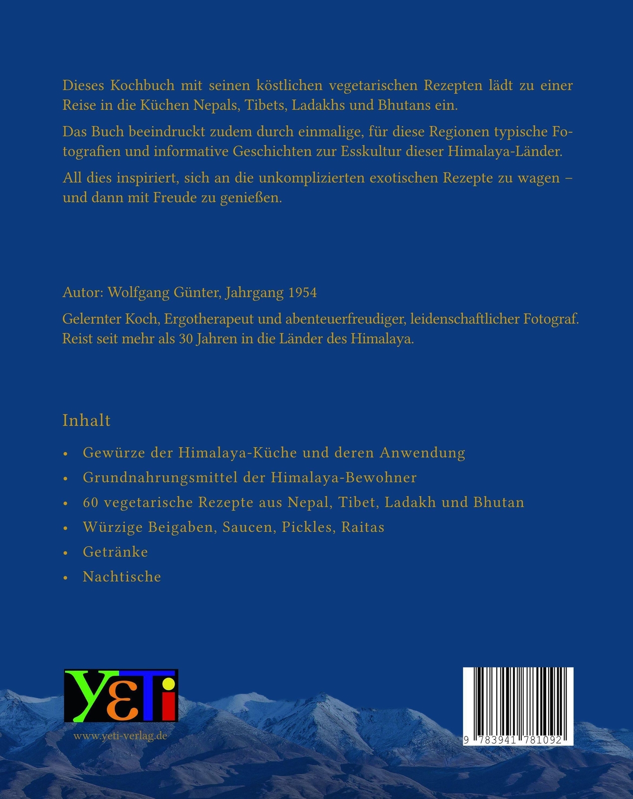 Thumbnail - Die Küche Des Himalaya | Vegetarisches Kochbuch | Wolfgang Günter |