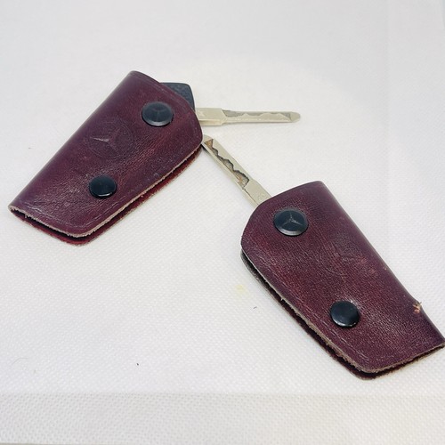 Genuine Style Leather Key Cover Case Holder For Mercedes Benz CLA GLA A E C AMG - Foto 10