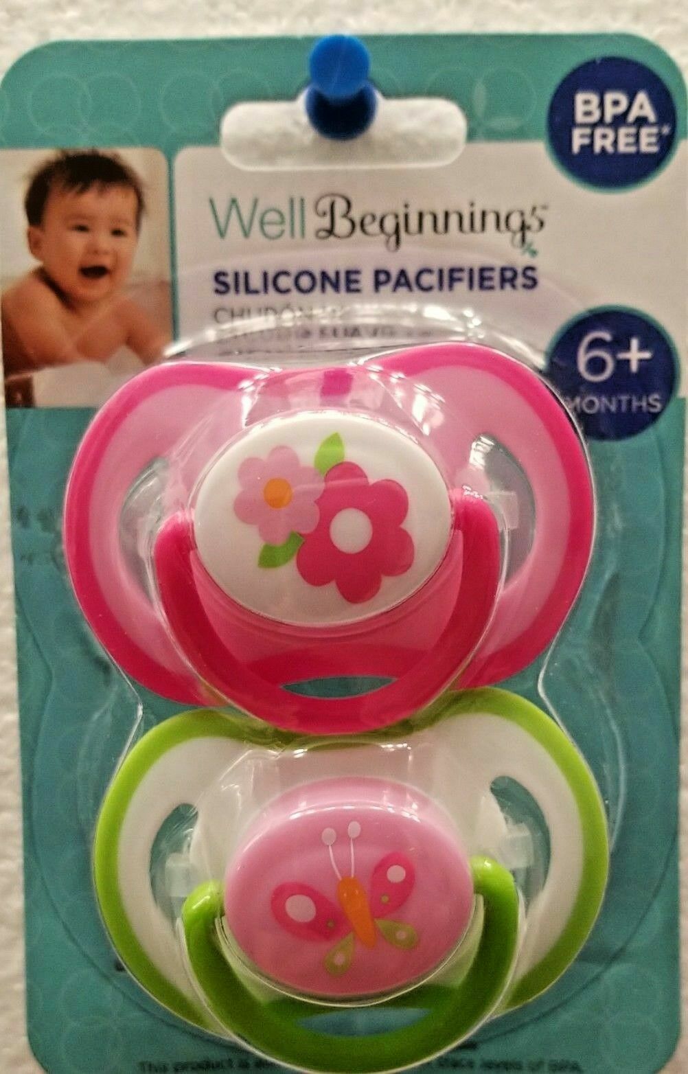 PACIFIERS Binky Nunk BPA Free Supercheap Silicone Beginning Well Pacifiers