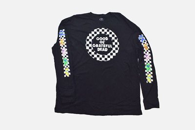 Grateful Dead Mens Good Ol' Dancing Bears Long Sleeve Black Shirt New 2XL