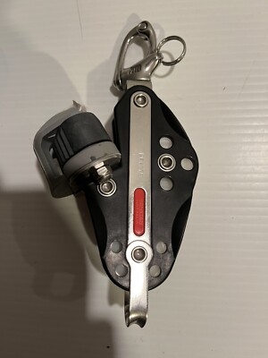Ronstan #RF1375 Fiddle Block w/Cam Cleat, Snap Shackle &Becket - New Pulley