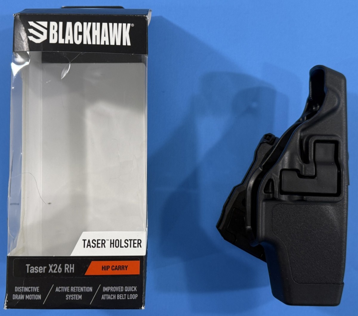 Blackhawk SERPA L2D Taser Holster - Matte Black (44H015BK-R) for