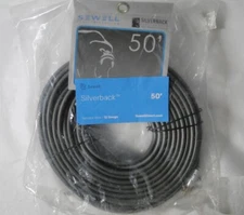 Sewell Silverback Speaker Wire 12 AWG Silverback Banana Plugs 2 Wires 50ft NEW