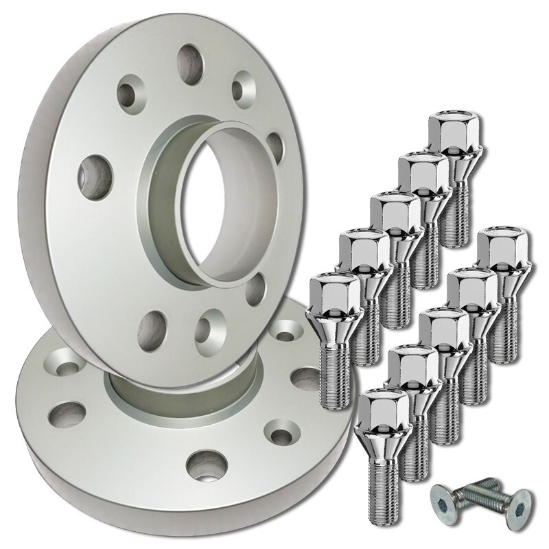 Élargisseur de voie haut de gamme pour Fiat 500X avec cales de 20mm en alu forgé