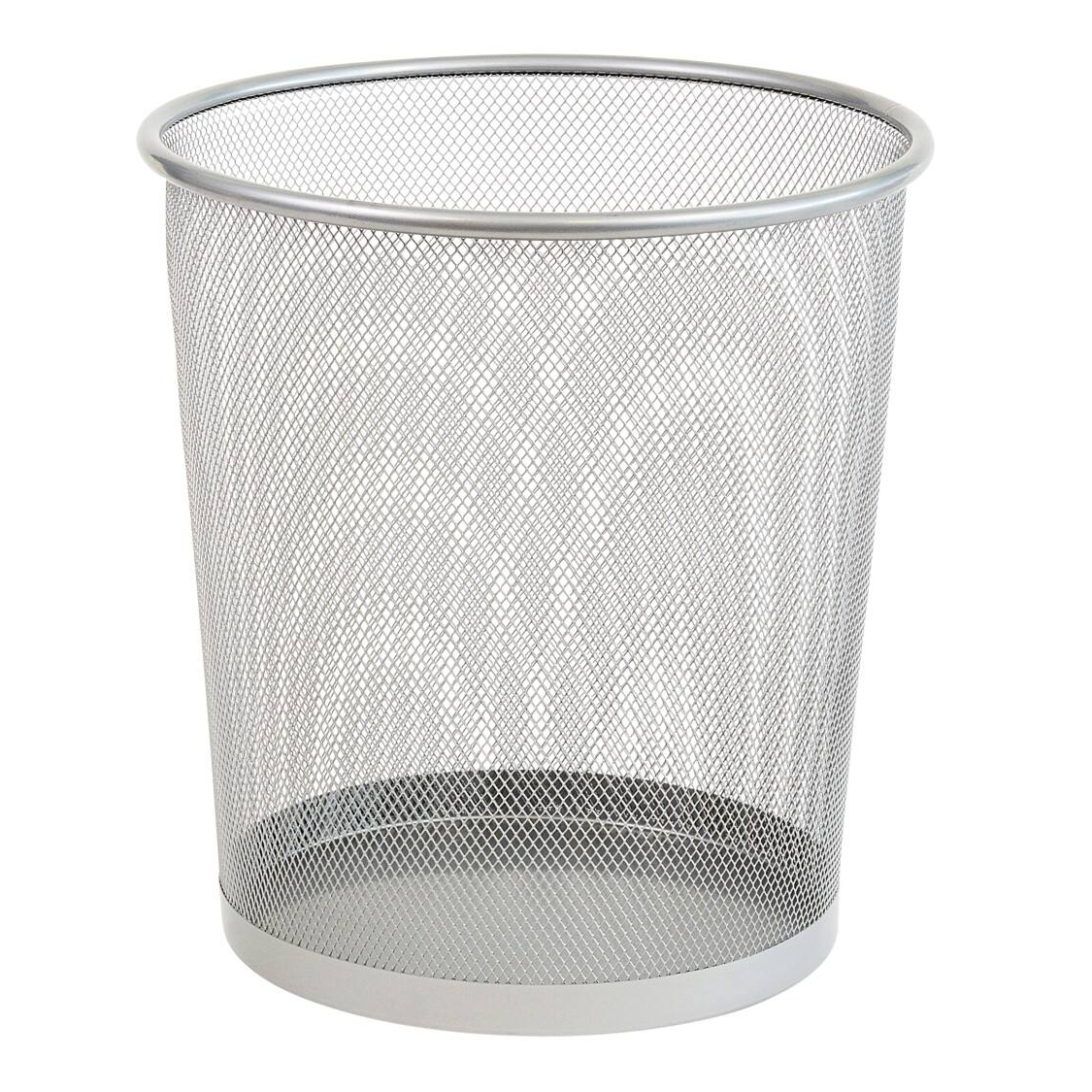 Mesh Waste Paper Bin For Office Home Bedroom Metal Mesh Waste Rubbish Basket