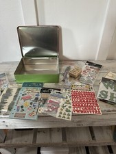 Big Box Of Stickers Scrap Book 40 Packs New Craftcore Crafting Tin Box Letters