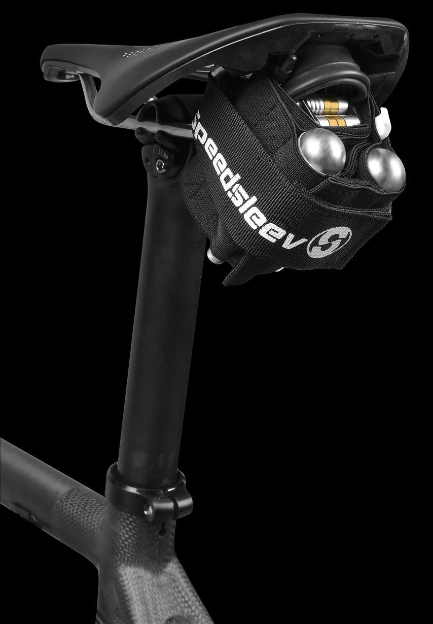 Баллистические нейлоновые сиденья Speedsleev, Минималистичный компрессионный седельный пакет Speedsleev, черный Sm