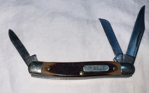 Schrade Old Timer 1080T 3 Blade Made In USA NY