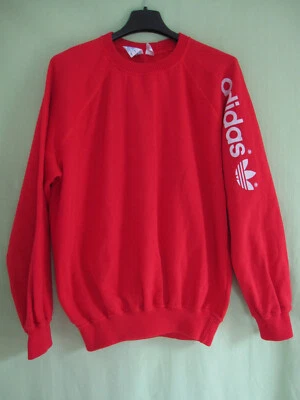 Sweat Adidas Vintage Rouge 80'S Acrylique et coton ventex Tracksuit - 168 / S - Photo 1/4
