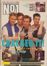 NUMBER ONE MAGAZINE - THEN JERICO, PET SHOP BOYS, FIVE STAR - AUG 87