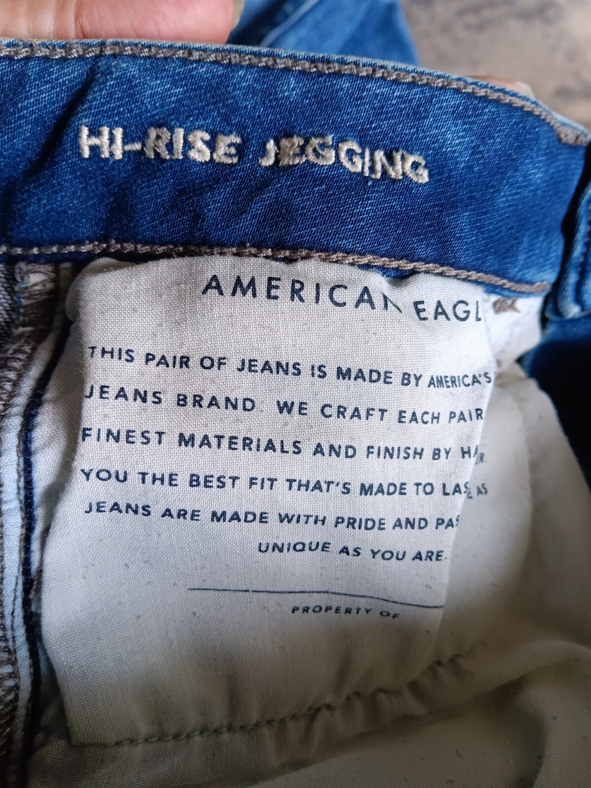 American Eagle Womens Solid Distressed Ripped Sup… - image 6