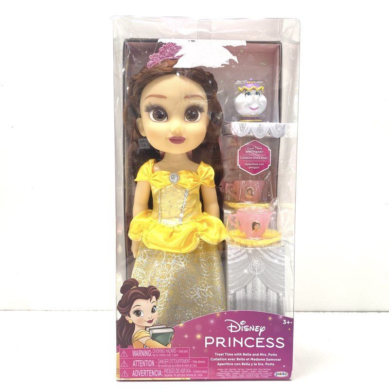 Disney Princess Belle Play Doll With Tea Set