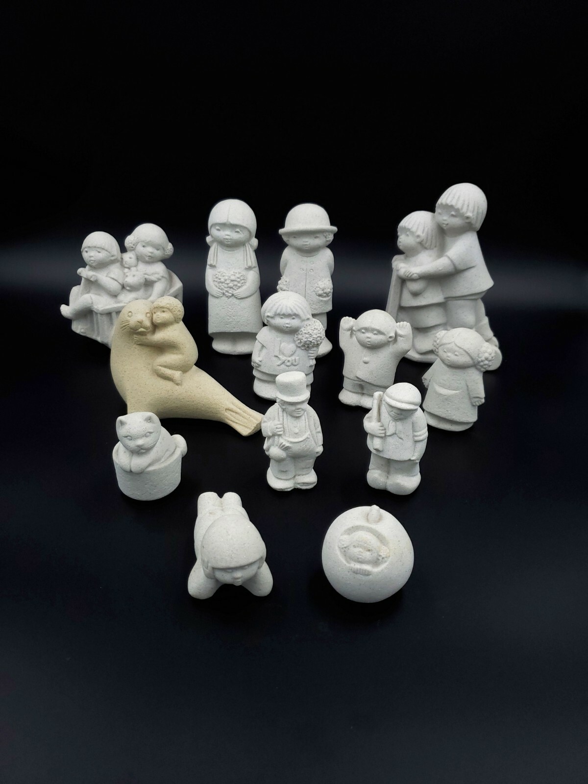 Marbell Belgium Stone Art Lot of Assorted Figurines 13 Pieces eBay