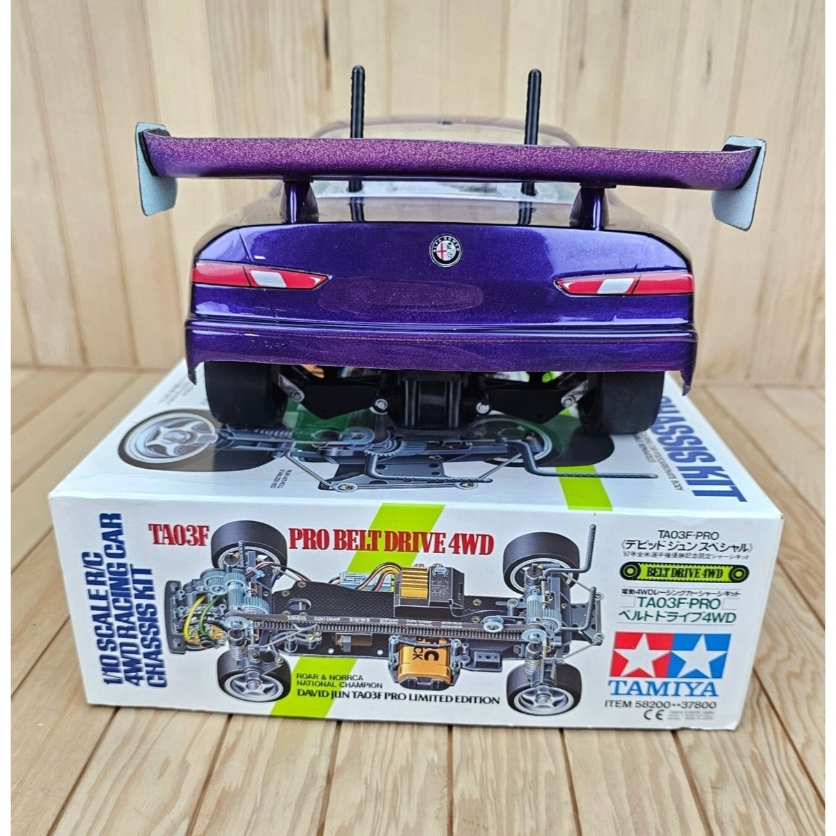 Rare Vintage Tamiya 1997 DAVID JUN TA03F-PRO Limited Edition Rare Vintage Tamiya 1997 DAVID JUN TA03F-PRO Limited Edition
