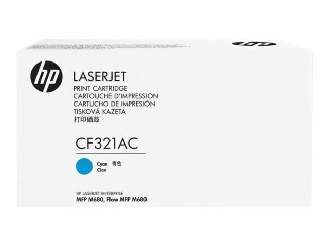 HP 653A (CF321AC) Cyan LaserJet Toner Cartridge for sale online | eBay