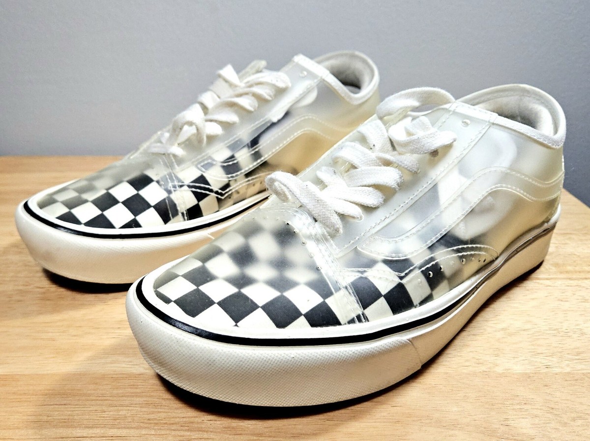 Checkerboard Shoes White Checkered Vans Old Skool Vans Unisex Old