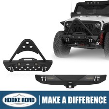 Hooke Road Steel Stinger Front Or Rear Bumper For Jeep Wrangler Jkjku 2007-2018