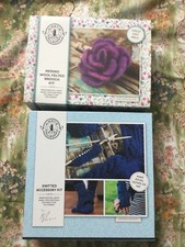 Fab{ Kirstie Allsopp knitted accessory merino felted brooch kit wristwarmer sock