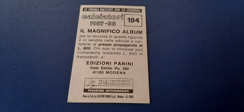 Figurine Calciatori Panini 1987/88 con velina - Scegli dall'elenco da 1 a 303 - Imagen 153 de 263