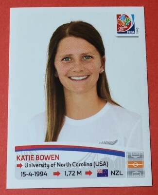 Panini WM 2015 Sticker Nr. 71 Katie Bowen - Neuseeland - FIFA Women´s WC Canada