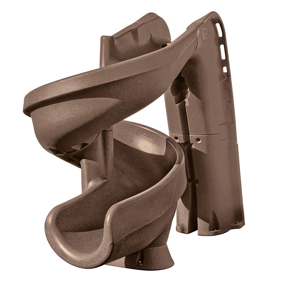 S.R.Smith heliX2 640-209-58123 Pool Twist Slide Sandstone 7'4 for Swimming Pools