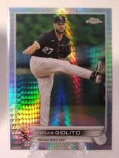 2022 Topps Chrome #94 Lucas Giolito Base Prism Refractor- Chicago White Sox