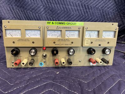 LAMBDA LPT-7202-FM TRIPLE OUTPUT REGULATED POWER SUPPLY