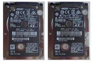 2 Stück Apple Festplatten SATA 2,5" 500 GB Z5K500-500 HTS545050A7E362 655-1730F,