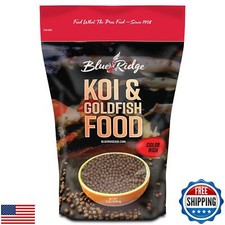 Blue Ridge Koi Fish Food 2lb - Koi Food Color Growth Formula, Goldfish Food,
