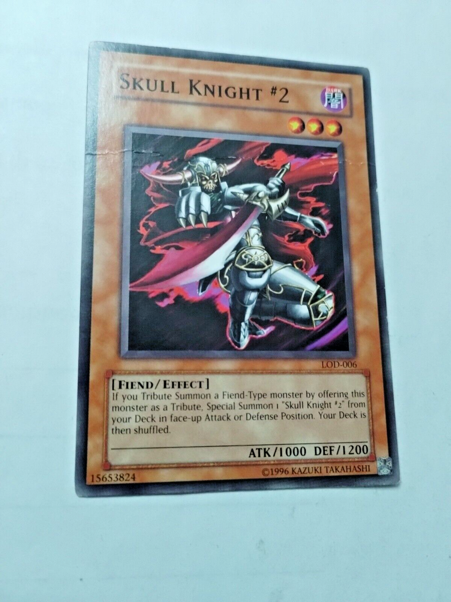 YuGiOh Skull Knight #2 Legacy of Darkness LOD-006 1st Ed. Com
