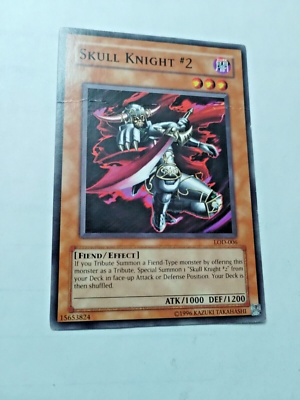 YuGiOh Skull Knight #2 Legacy of Darkness LOD-006 1st Ed. Com