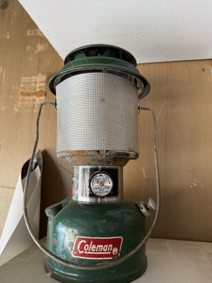 VTG 1978 Coleman Lantern Model 220K 2 Mantles Green Camping Light Outdoor