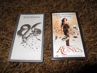 Mortal Instruments City of Bones Rune Trading Card Mourning