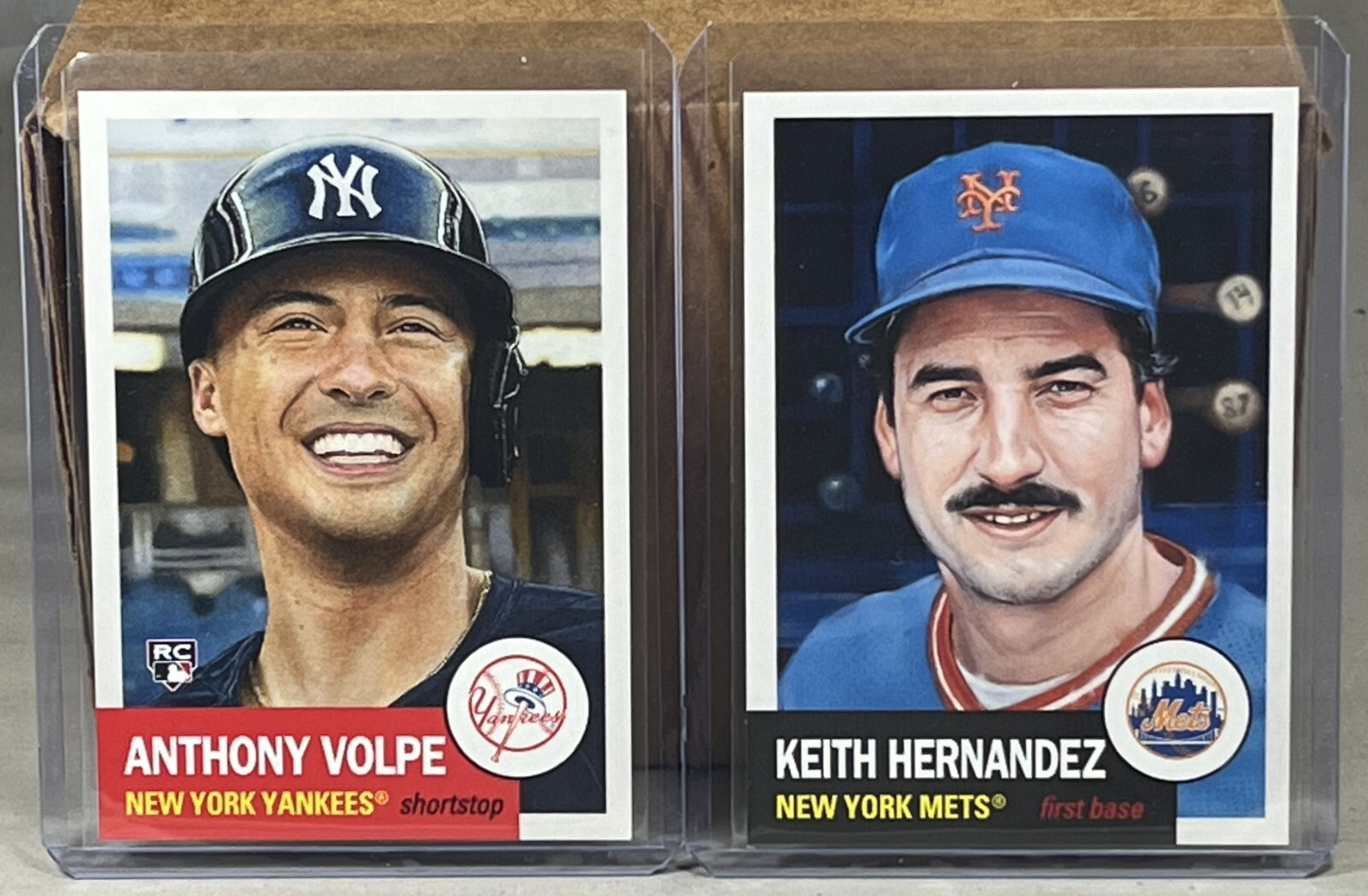 2023 TOPPS LIVING SET WEEK 25 #633 ANTHONY VOLPE YANKEES RC #634 KEITH HERNANDEZ